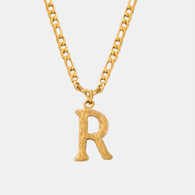 Load image into Gallery viewer, Titanium Steel Letter Pendant Necklace