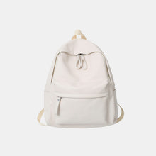 Load image into Gallery viewer, PU Leather Zip Backpack Bag