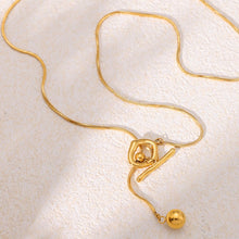 Load image into Gallery viewer, Stainless Steel Bead Necklace