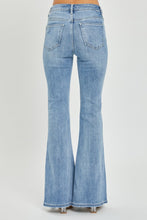 Load image into Gallery viewer, Risen Full Size High Rise Frayed Hem Flare Jeans