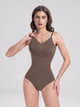 Load image into Gallery viewer, V-Neck Spaghetti Strap Active Bodysuit