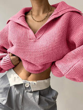 Load image into Gallery viewer, Johnny Collar Long Sleeve Sweater