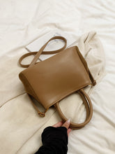 Load image into Gallery viewer, Suede Adjustable Strap Double-Use Handbag
