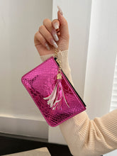 Load image into Gallery viewer, PU Leather Tassel Trim Card Case