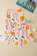 Load image into Gallery viewer, Printed Round Neck Sleeveless Top and Shorts Set