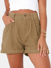 Load image into Gallery viewer, Full Size High Waist Shorts with Pockets
