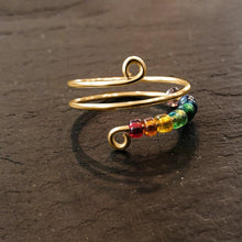 Load image into Gallery viewer, 925 Sterling Silver Bead Wrap Ring
