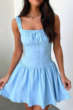 Load image into Gallery viewer, Decorative Button Square Neck Cami Dress