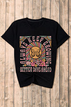 Load image into Gallery viewer, Graphic Round Neck Short Sleeve T-Shirt