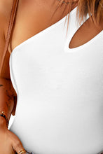 Load image into Gallery viewer, Cutout One Shoulder Long Sleeve Bodysuit