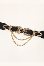 Load image into Gallery viewer, Chain Detail Double Buckle Belt