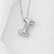 Load image into Gallery viewer, Copper Bubble Letter Pendant Necklace