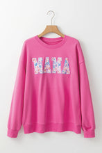 Load image into Gallery viewer, MAMA Round Neck Long Sleeve Sweatshirt