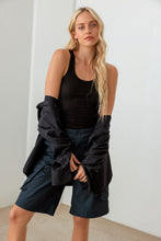 Load image into Gallery viewer, Tasha Apparel Navy Cargo Bermuda Shorts