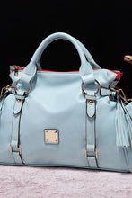 Load image into Gallery viewer, PU Leather Handbag with Tassels