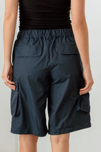 Load image into Gallery viewer, Tasha Apparel Navy Cargo Bermuda Shorts