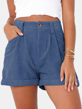 Load image into Gallery viewer, Full Size High Waist Shorts with Pockets