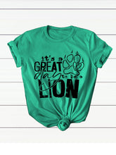 Load image into Gallery viewer, Full Size Letter Graphic Round Neck Short Sleeve T-Shirt