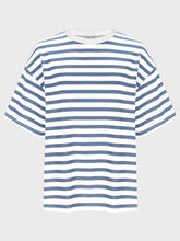 Load image into Gallery viewer, Striped Round Neck Half Sleeve T-Shirt
