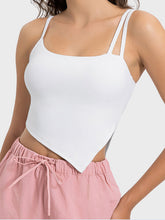 Load image into Gallery viewer, Slit Asymmetrical Neck Active Cami