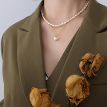 Load image into Gallery viewer, Double-Layered Freshwater Pearl Necklace