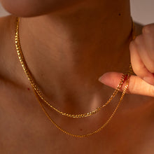 Load image into Gallery viewer, Stainless Steel Double-Layered Necklace