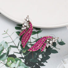 Load image into Gallery viewer, Alloy Glass Stone Stud Earrings