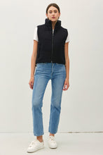 Load image into Gallery viewer, Be Cool Zip Up Turtleneck Puffer Vest with Pockets