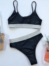 Load image into Gallery viewer, Scoop Neck Spaghetti Strap Two-Piece Swim Set