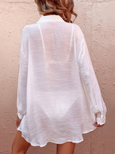 Load image into Gallery viewer, Pocketed Dropped Shoulder Cover Up