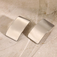 Load image into Gallery viewer, Stainless Steel Rectangle Earring
