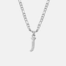 Load image into Gallery viewer, Titanium Steel Letter Pendant Necklace