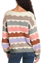 Load image into Gallery viewer, Boat Neck Long Sleeve Sweater