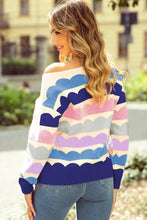 Load image into Gallery viewer, Boat Neck Long Sleeve Sweater