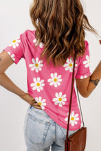 Load image into Gallery viewer, Printed Round Neck Short Sleeve T-Shirt