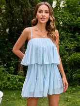 Load image into Gallery viewer, Layered Square Neck Mini Cami Dress