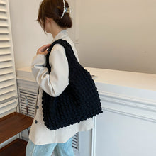 Load image into Gallery viewer, Ruched Polyester Large Handbag