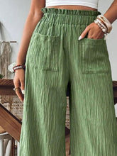 Load image into Gallery viewer, Frill Wide Leg Pants