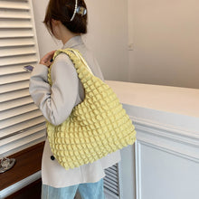 Load image into Gallery viewer, Ruched Polyester Large Handbag