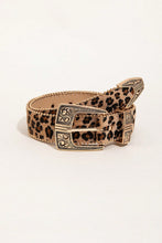 Load image into Gallery viewer, Leopard PU Leather Belt
