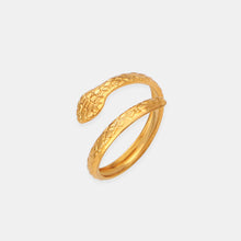 Load image into Gallery viewer, Titanium Steel Snake Shape Bypass Ring