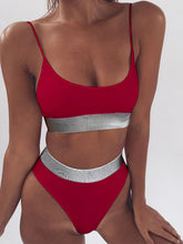 Load image into Gallery viewer, Scoop Neck Spaghetti Strap Two-Piece Swim Set