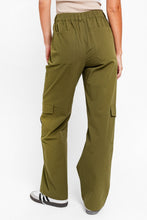 Load image into Gallery viewer, Tasha Apparel High Waisted Wide Leg Cargo Pants with Pockets