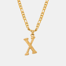 Load image into Gallery viewer, Titanium Steel Letter Pendant Necklace