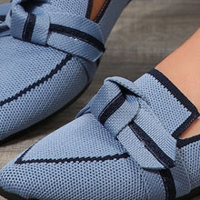 Load image into Gallery viewer, Bow Contrast Trim Point Toe Loafers