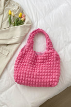 Load image into Gallery viewer, Ruched Polyester Large Handbag