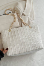 Load image into Gallery viewer, Polyester Texture Chain Tote bag
