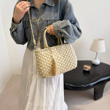 Load image into Gallery viewer, Braided Strap Paper Weave Shoulder Bag