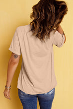 Load image into Gallery viewer, Pumpkin Graphic Round Neck Short Sleeve T-Shirt