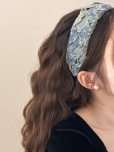 Load image into Gallery viewer, Star Braided Wide Denim Headband